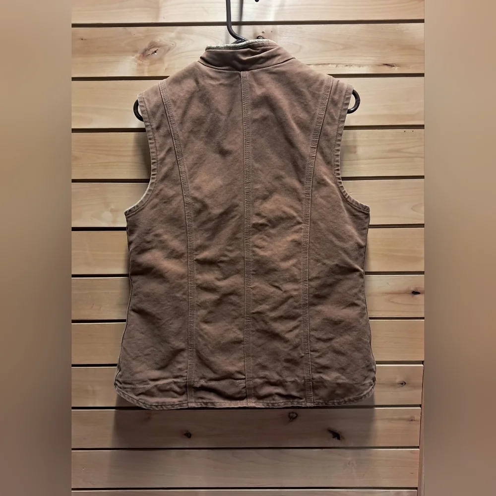 Carhartt Duck Sherpa Lined Vest Size M - Picture 4 of 5